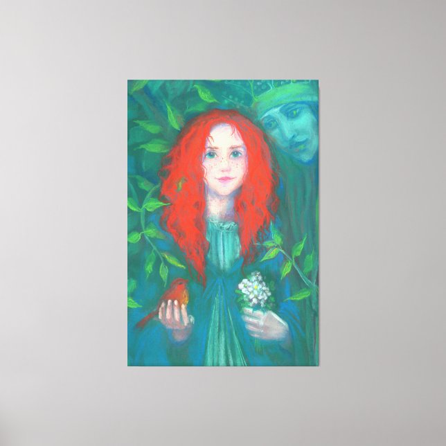 Child of the forest canvas print (Front)