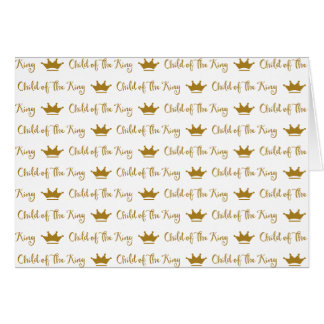 Child of the King, Crown Parakaleo note card