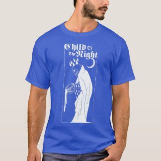Child Of The Night Skeleton Death Occult Black And T-Shirt