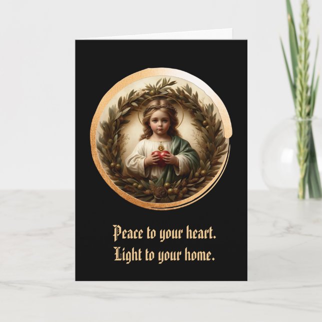 Child of the Sacred Flame Folded Greeting Card (Front)