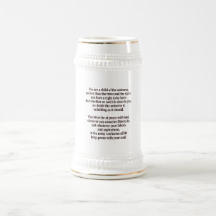 Child of the Universe Beer Stein
