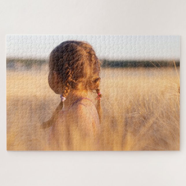 Child Photo Custom Personalize Jigsaw Puzzle (Horizontal)