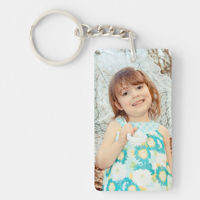 Child Photo Keepsake Keychain (Front)