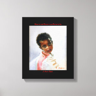 Child Portrait/Child Portrait/Portrait of Boy Canvas Print