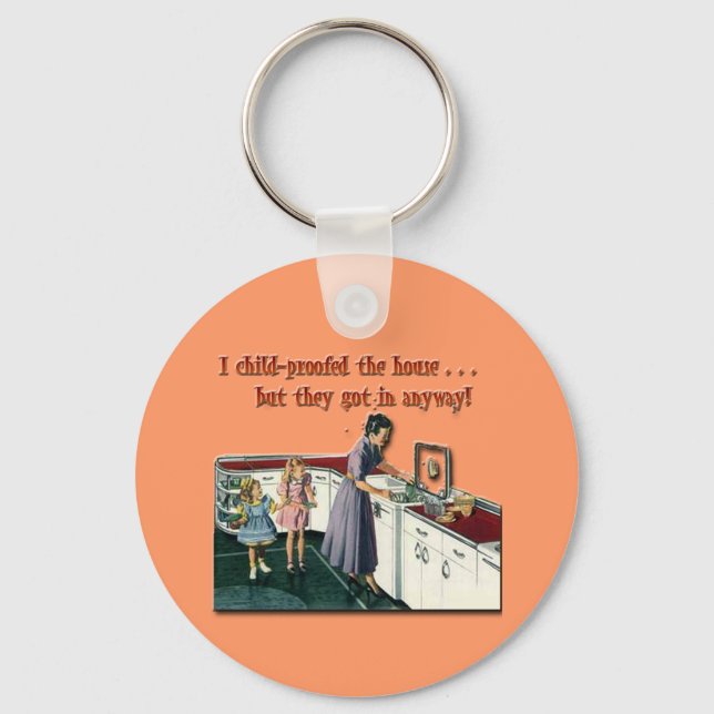 Child-proof House Keychain (Front)