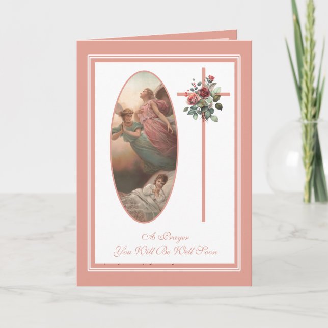 Child Religious Get Well Soon Prayers Card (Front)