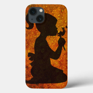 Child silhouette shadow iPhone 13 case