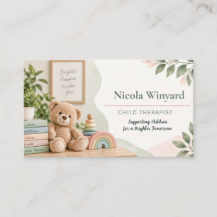 Child Therapist Business Card
