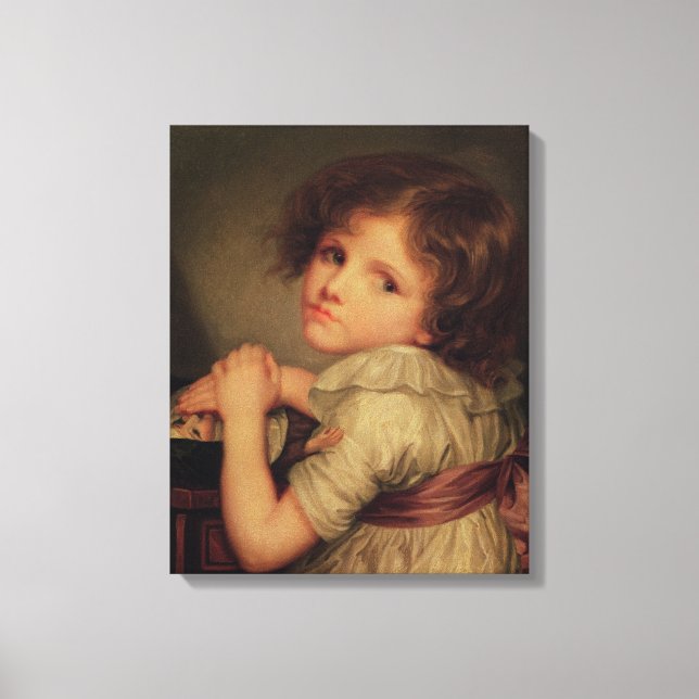 Child with a Doll Canvas Print (Front)