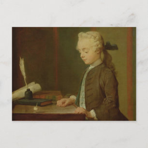 Child with a Teetotum, 1738 Postcard