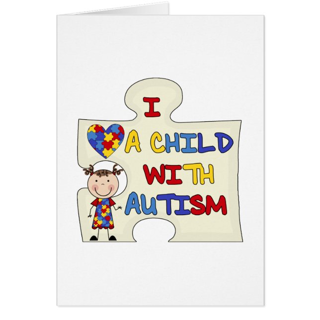 Child WIth Autism Brunette Girl 2 (Front)