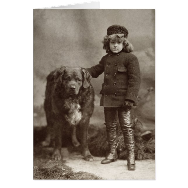 Child With Dog, C1885 (Front)