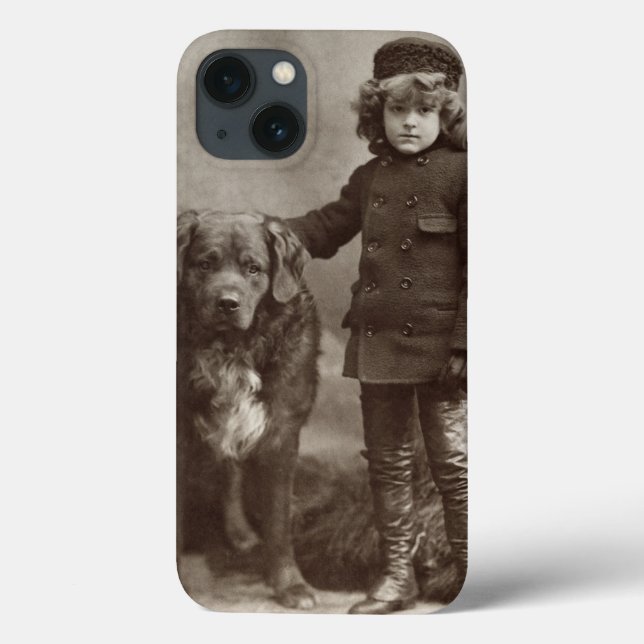 Child With Dog, C1885 Case-Mate iPhone Case (Back)