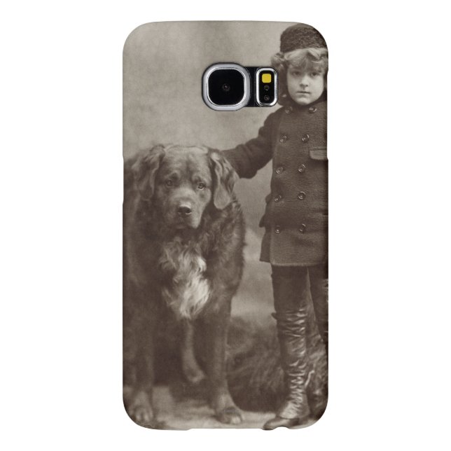 Child With Dog, C1885 Case-Mate Samsung Galaxy Case (Back)