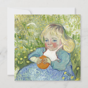 Child with Orange, Vincent Van Gogh Holiday Card
