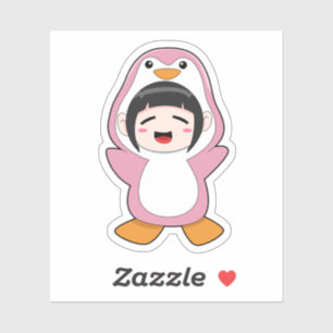 Child with Penguin Costume
