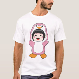 Child with Penguin Costume T-Shirt