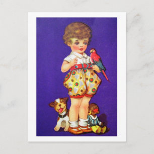 Child with Toys Postcard