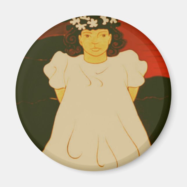 Child with Wreath Magnet (Front)