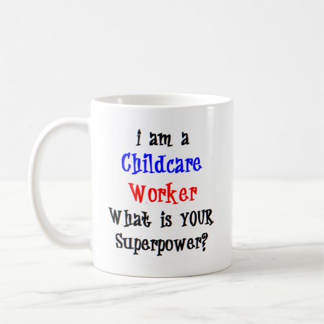 childcare worker coffee mug (Left)