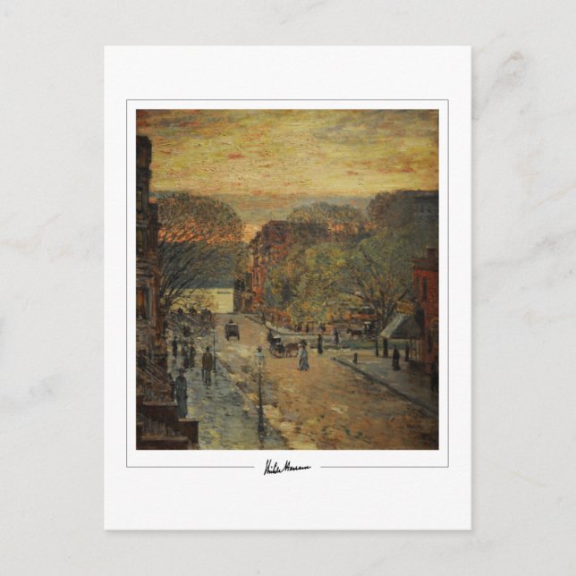 Childe Hassam #276-2 - Fine Art Postcard (Front)