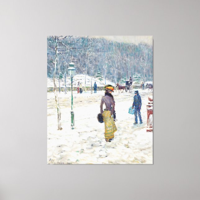 Childe Hassam art style Canvas Print (Front)