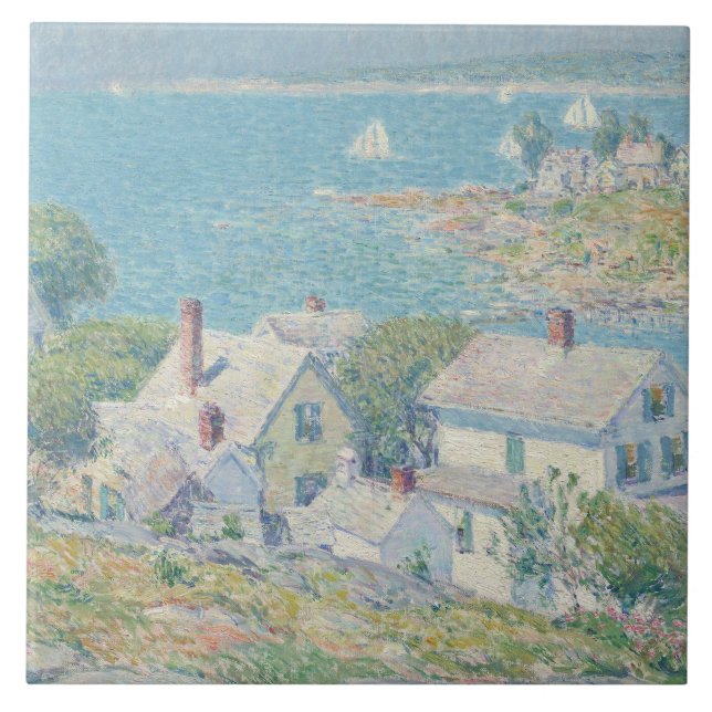 Childe Hassam - New England Headlands Tile (Front)