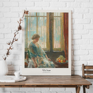 Childe Hassam New York Window 1912 Art Exhibition  Canvas Print