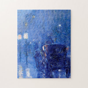 Childe Hassam - Rainy Midnight Jigsaw Puzzle