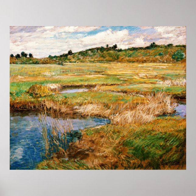 Childe Hassam - The Concord Meadow Poster (Front)