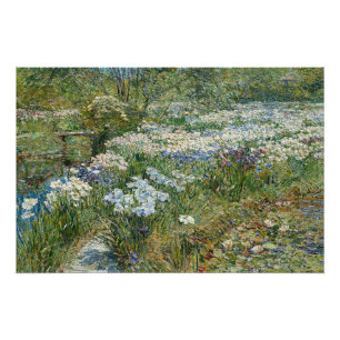 Childe Hassam - The Water Garden Poster