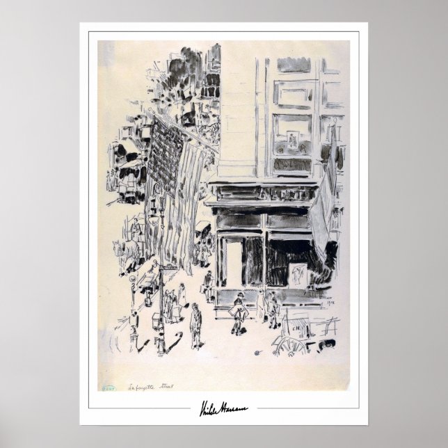 Childe Hassam Zedign affiche d'art #341-2 (Devant)