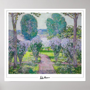 Childe Hassam Zedign Art Poster #286-2