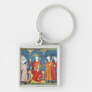 Childeric II , Merovingian King of Austrasia Keychain