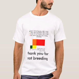 Childfree Human Population By Retangles T-Shirt