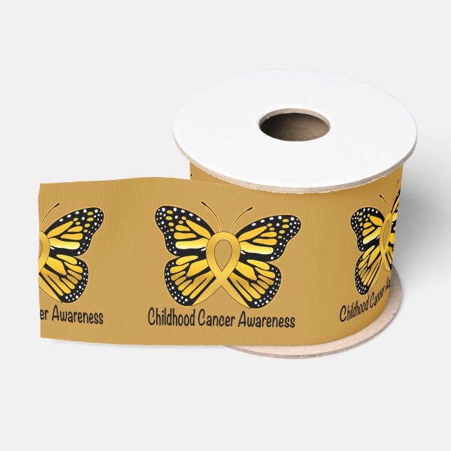 Childhood Cancer 3" Grosgrain Ribbon (Spool)