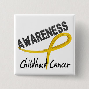 Childhood Cancer Awareness 3 2 Inch Square Button