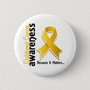 Childhood Cancer Awareness 5 2 Inch Round Button