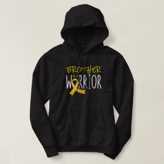 Childhood cancer awareness Brother of a warrior  Hoodie