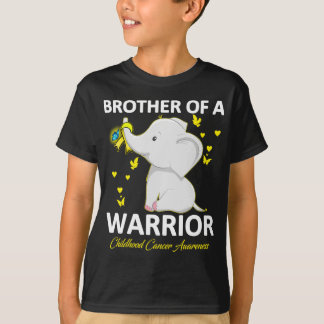 Childhood cancer awareness Brother of a warrior T-Shirt