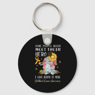 Childhood Cancer Awareness Cancer Survivor Warrior Keychain