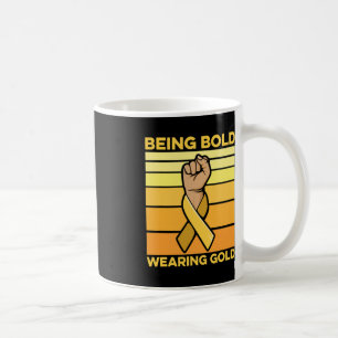 Childhood Cancer Awareness Design for a Cancer War Coffee Mug