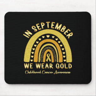 Childhood Cancer Awareness Dinosaur Warrior Mom Da Mouse Pad