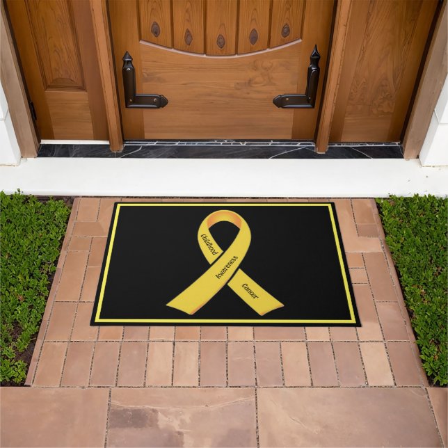 Childhood Cancer Awareness  Doormat (Outdoor)