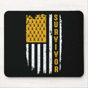 Childhood Cancer Awareness Gold For My Brother T 1 Mouse Pad