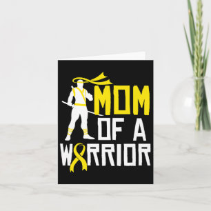 Childhood Cancer Awareness Gold Ribbon Mom Support Card