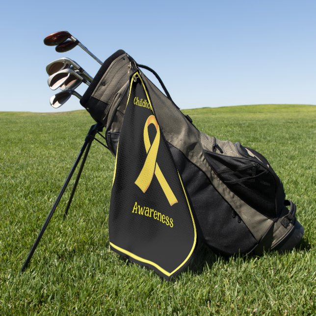 Childhood Cancer Awareness  Golf Towel (Green)