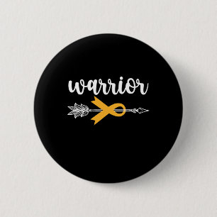 Childhood Cancer Awareness Hope Support Strong War 2 Inch Round Button