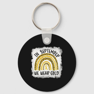 Childhood Cancer Awareness  In September We Wear G Keychain
