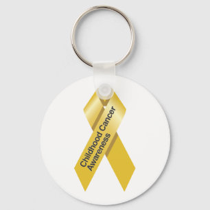 Childhood Cancer Awareness Keychain